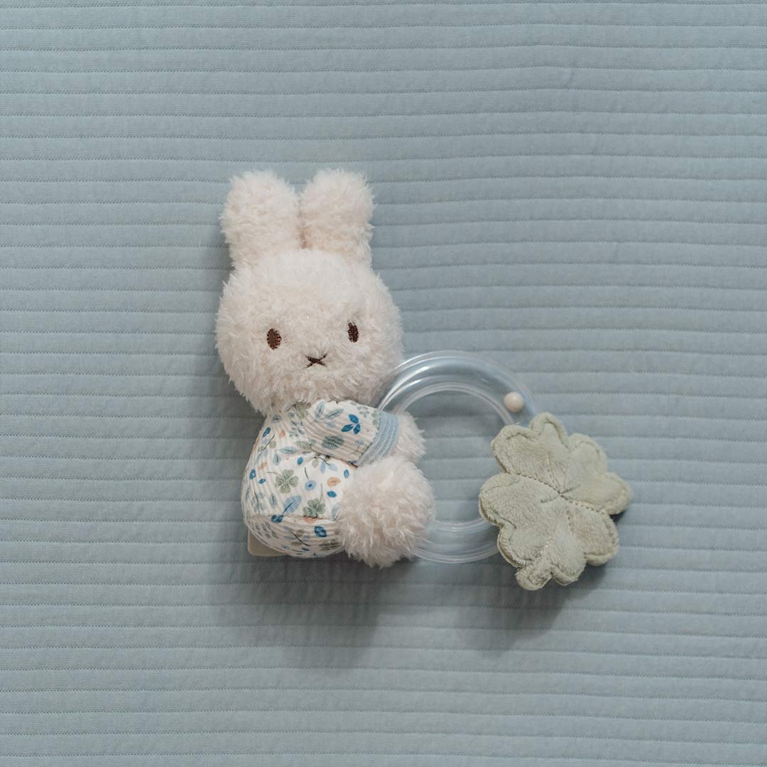 Little Dutch Ring Rattle Miffy - Lucky Leaves - Image 4