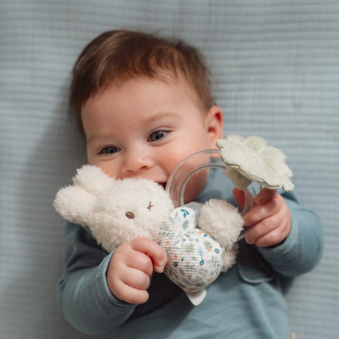 Little Dutch Ring Rattle Miffy - Lucky Leaves - Image 5