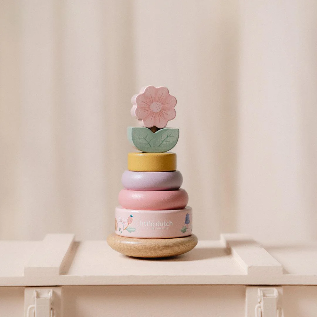 Little Dutch Rocking Ring Stacker - Fairy Garden - Wood - Image 3