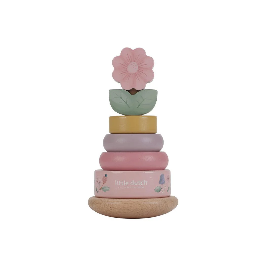 Little Dutch Rocking Ring Stacker - Fairy Garden - Wood - Image 4