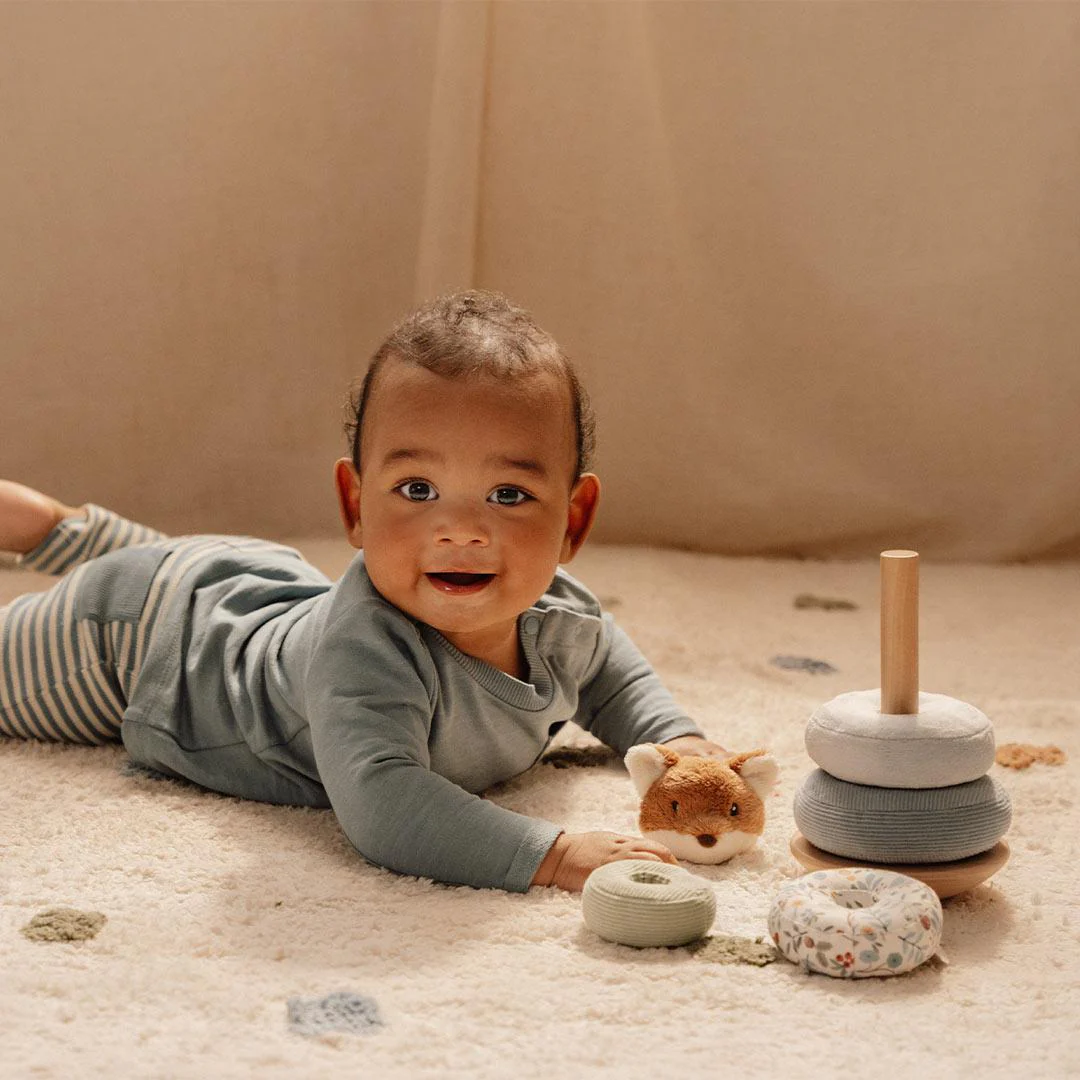 Little Dutch Rocking Ring Stacker - Forest Friends - Soft - Image 2
