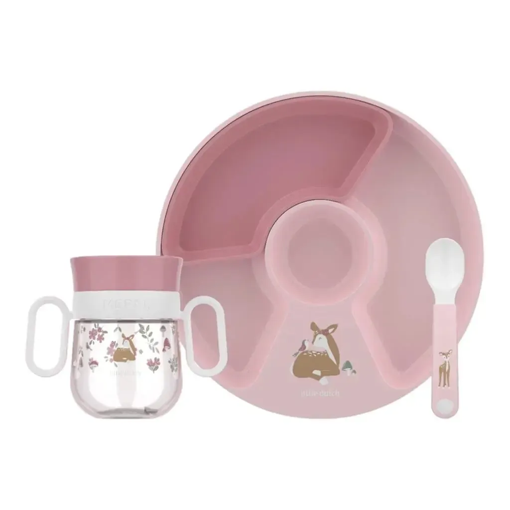Little Dutch Set Childrens Dinnerware Mepal Mio 3pcs - Fairy Garden