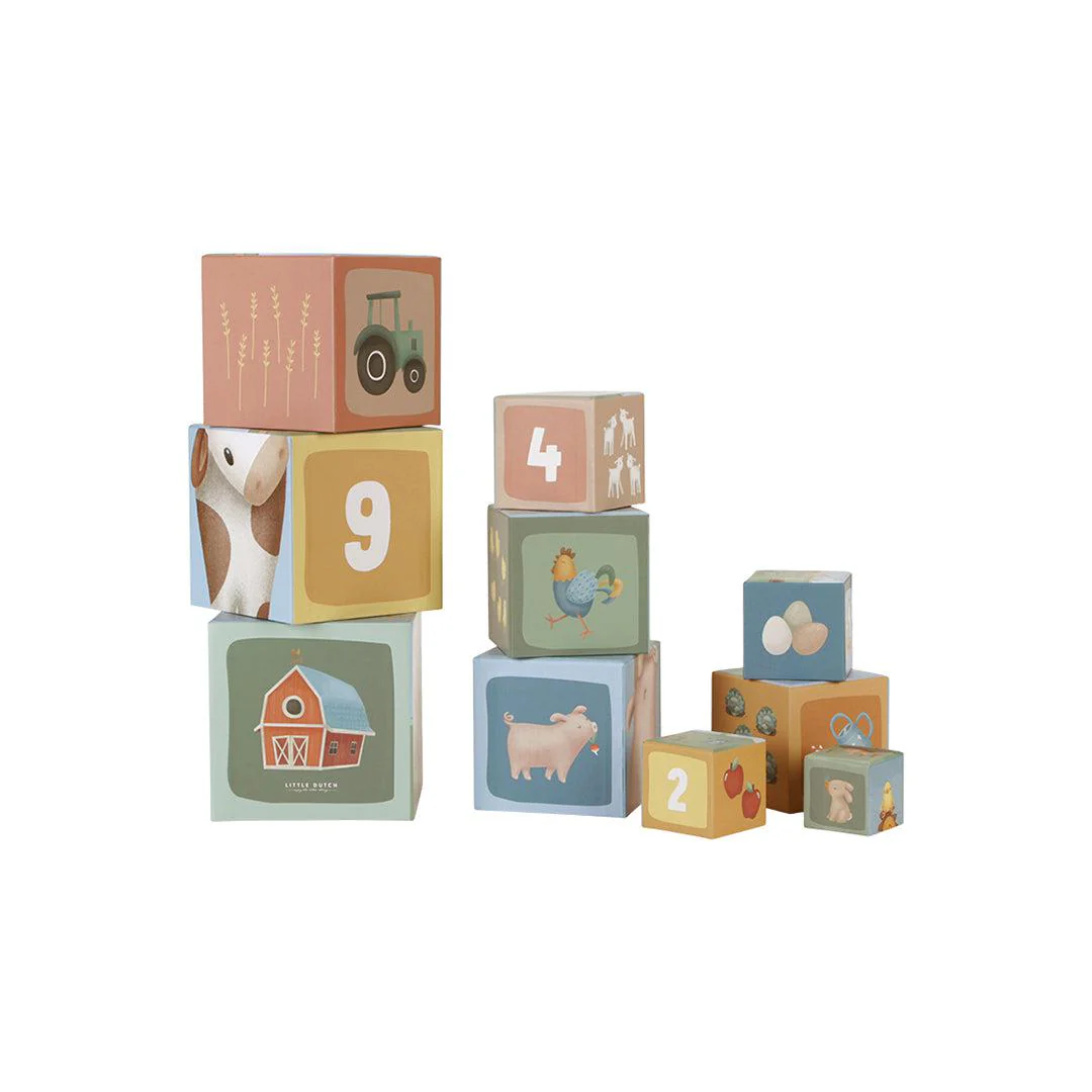 Little Dutch Stacking Blocks - Little Farm - Image 4