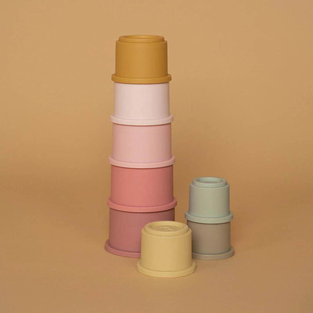 Little Dutch Stacking Cups - Pink - Image 5