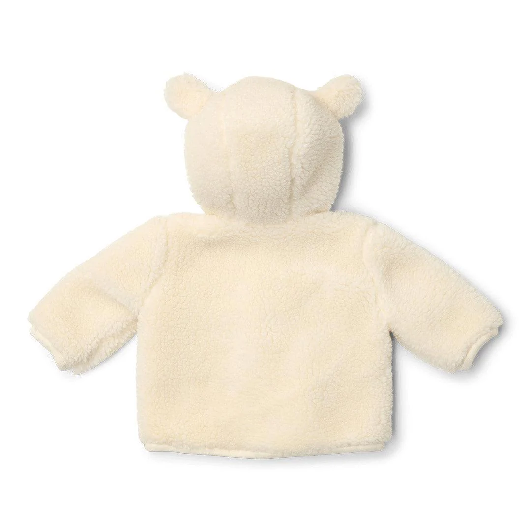Little Dutch Teddy Cardigan - Off White - Image 4