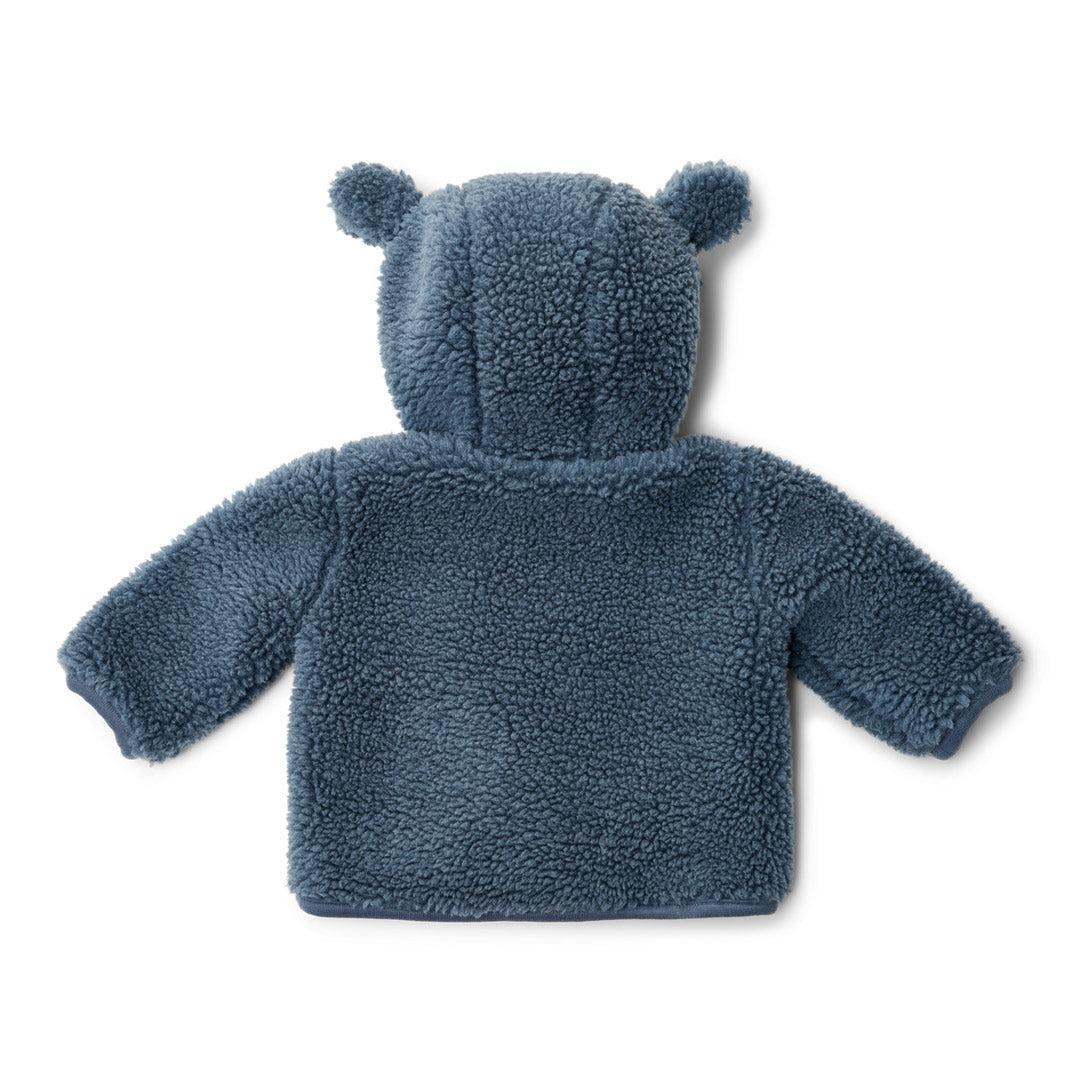 Little Dutch Teddy Cardigan - Stone Blue - Image 5