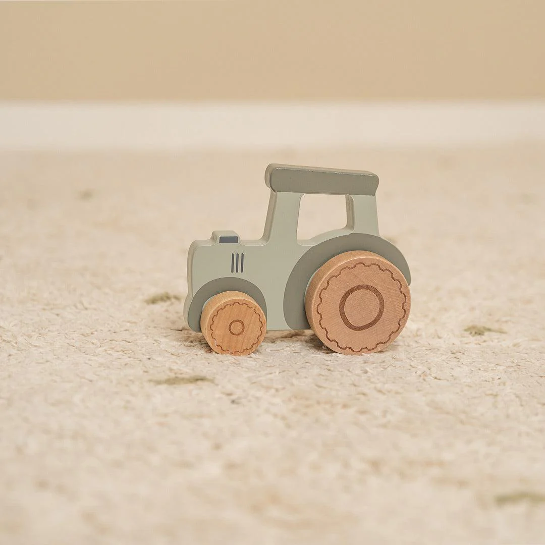 Little Dutch Wooden Tractor - Little Farm - Image 2