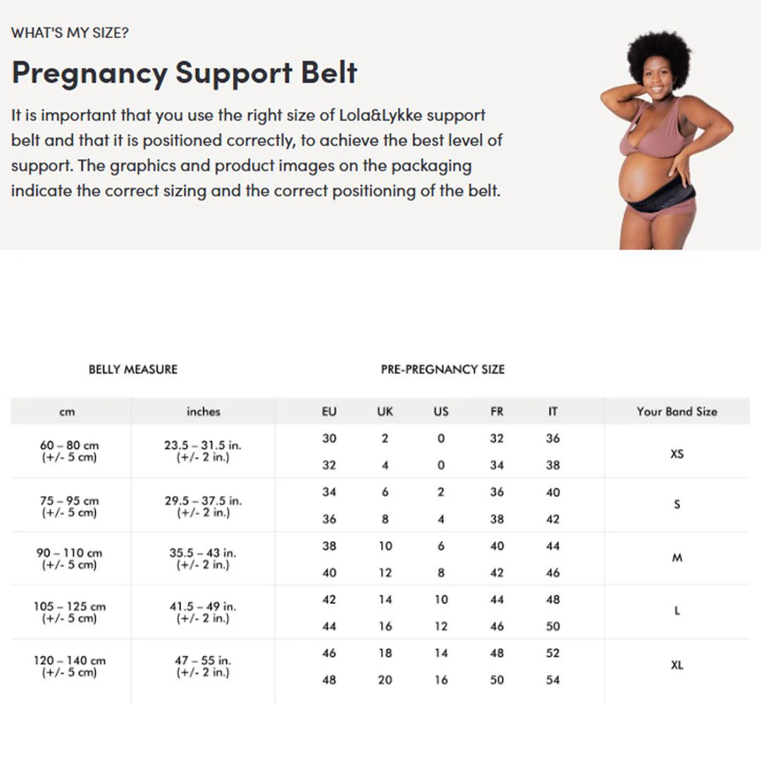 Lola&Lykke Core Relief Pregnancy Support Belt - Black - Image 3