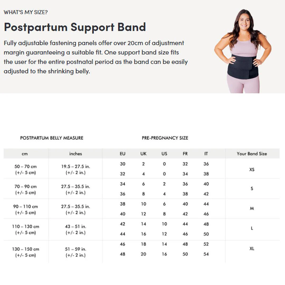 Lola&Lykke Core Restore Postpartum Support Band - Black - Image 3