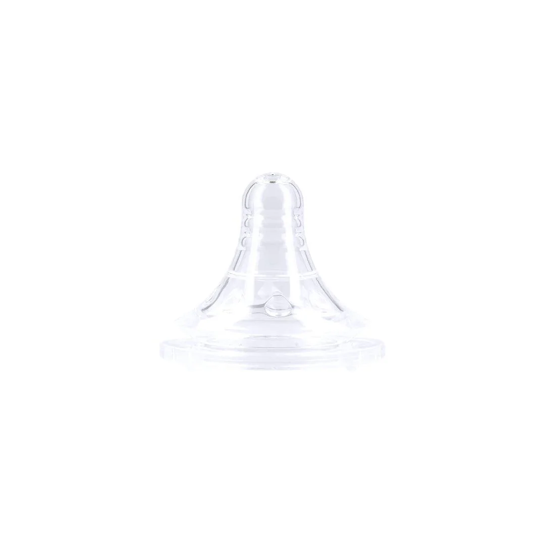Lola&Lykke Natural Flow Nipple Teats - 2 Pack - Clear - Image 2
