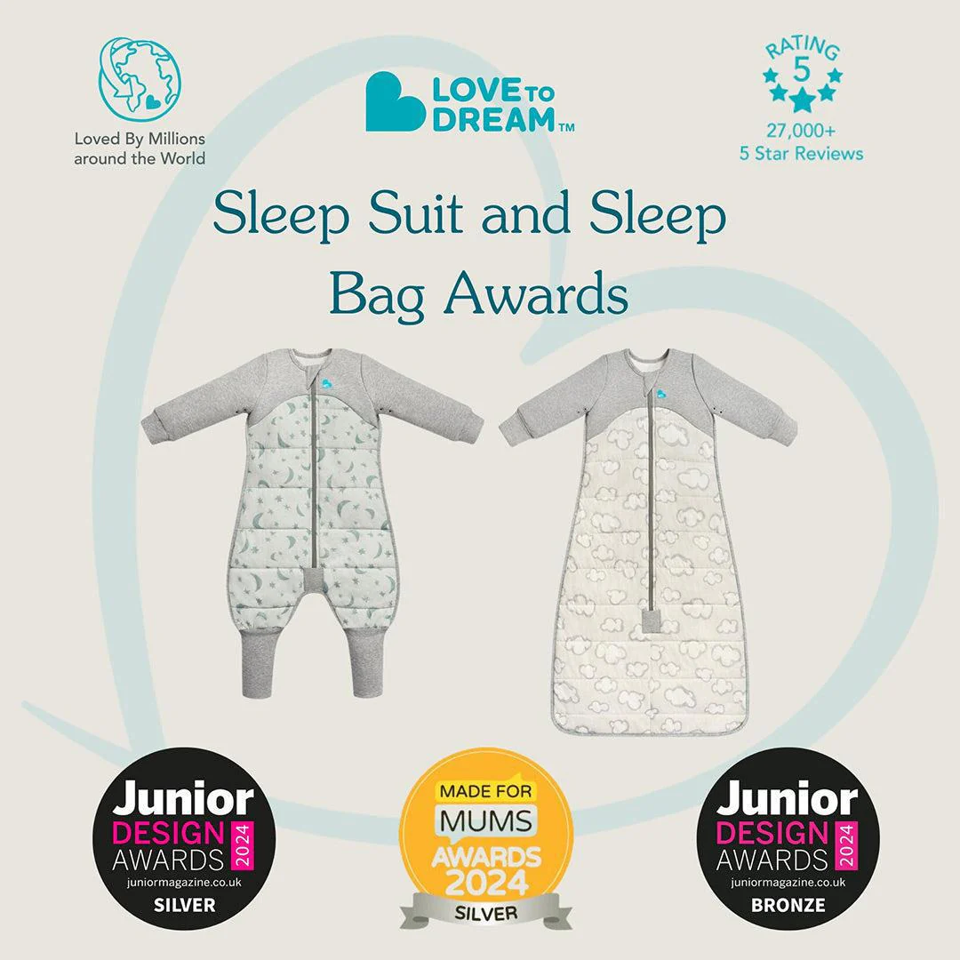 Love to Dream Sleep Suit (2.5 Tog) - Moonlight White - Image 4