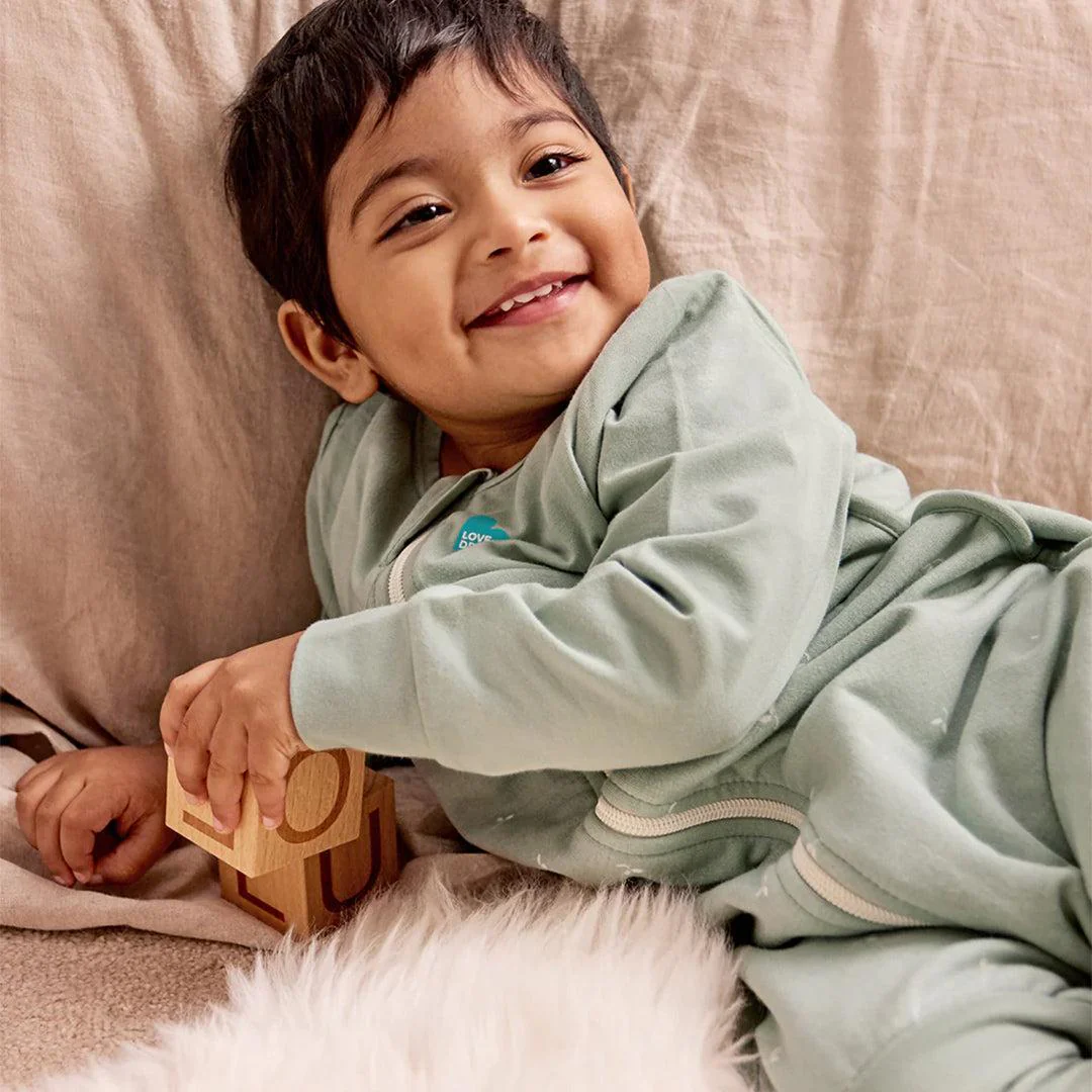 Love to Dream Sleep Suit Long Sleeve 1.5 Tog - Twigs Olive - Image 3