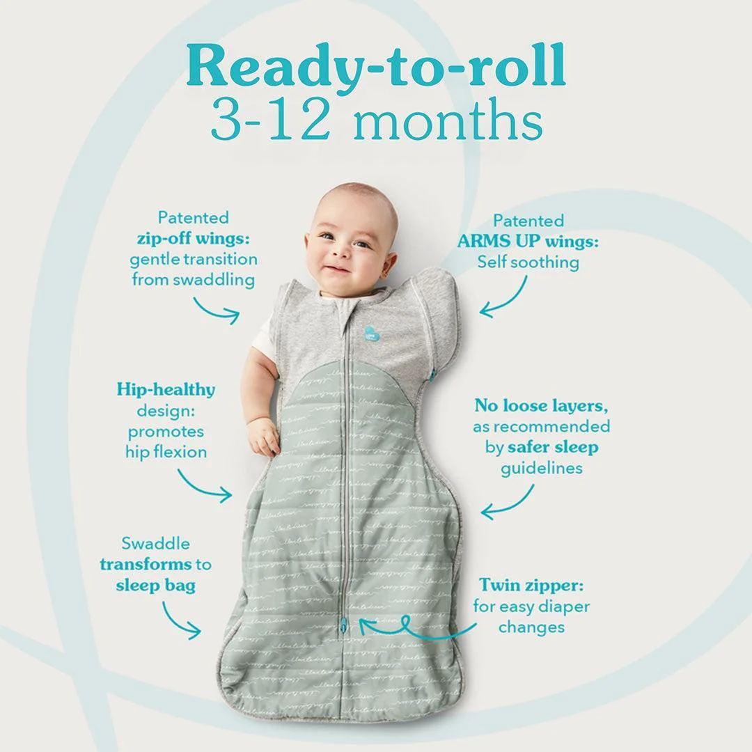 Love to Dream Swaddle Up Transition Bag (2.5 Tog) - Bees Olive - Image 3
