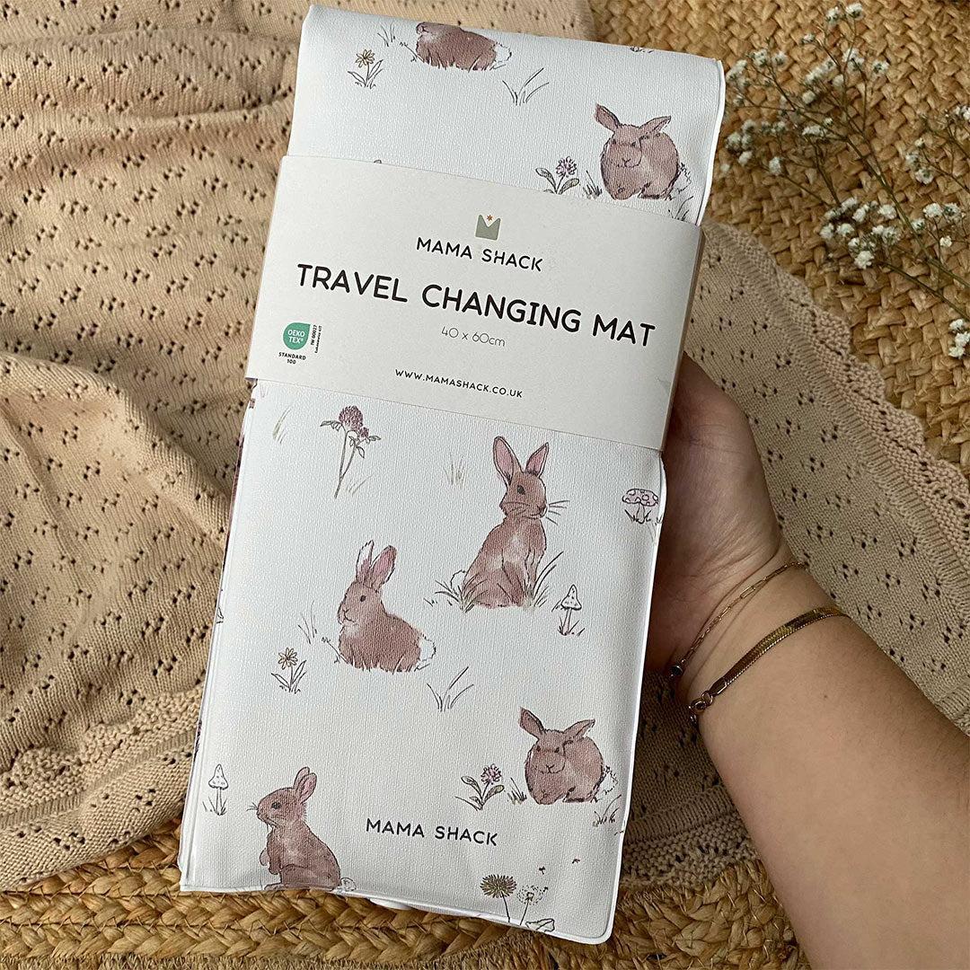Mama Shack Foldable Travel Changing Mat - Bunnies - Image 2