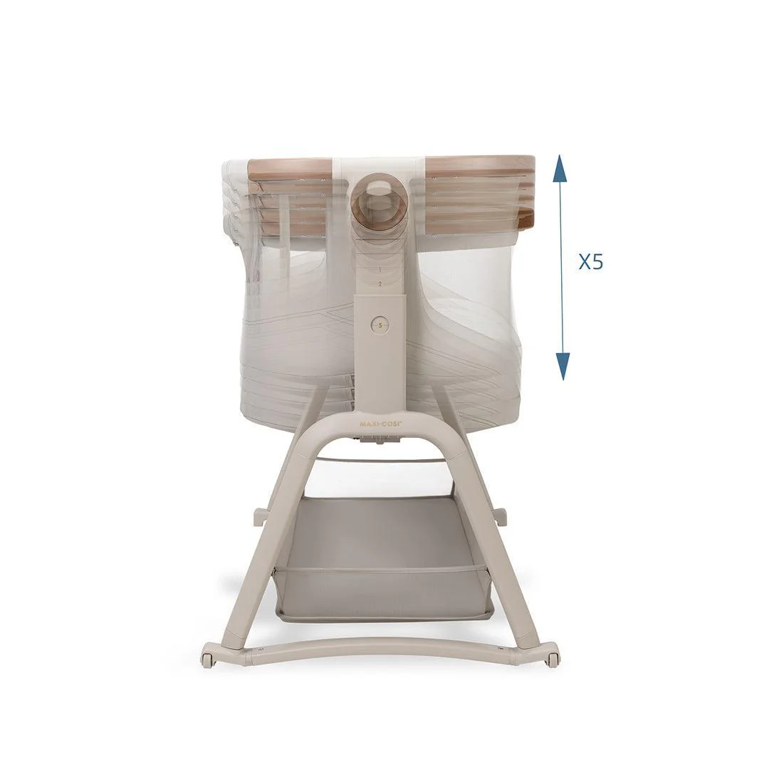 Maxi-Cosi Iora Plus Bedside Crib - Elegance Beige - Image 6