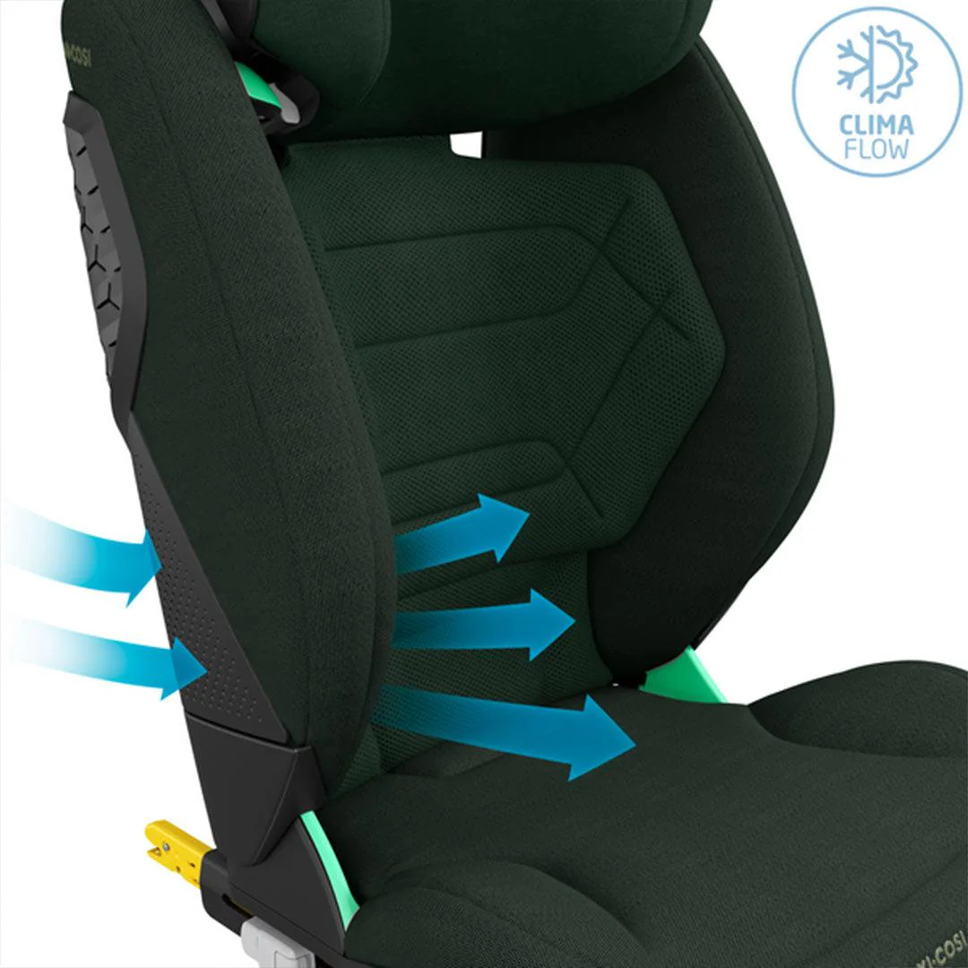 Maxi-Cosi RodiFix Pro2 i-Size Car Seat - Authentic Green - Image 11