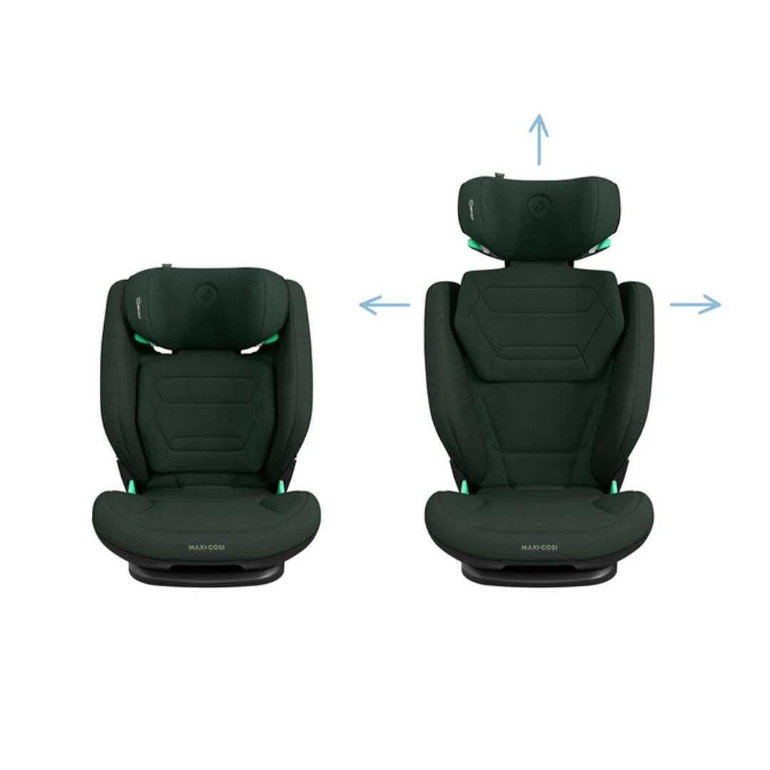 Maxi-Cosi RodiFix Pro2 i-Size Car Seat - Authentic Green - Image 2