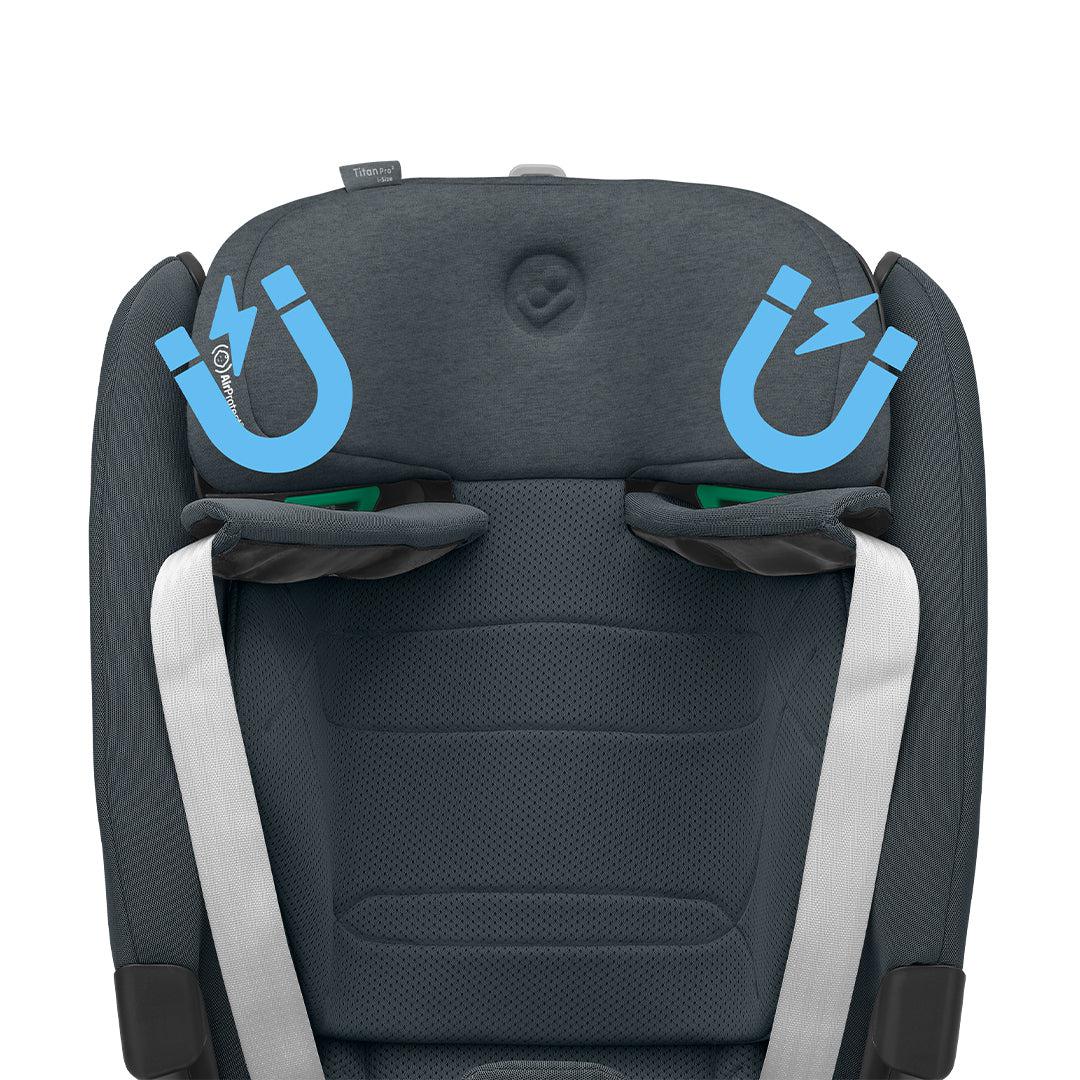 Maxi-Cosi Titan Pro2 i-Size Car Seat - Authentic Graphite 2 - Image 13