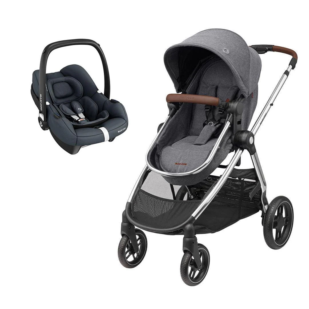 Maxi-Cosi Zelia Luxe 2-in-1 Pushchair Travel System - Image 9