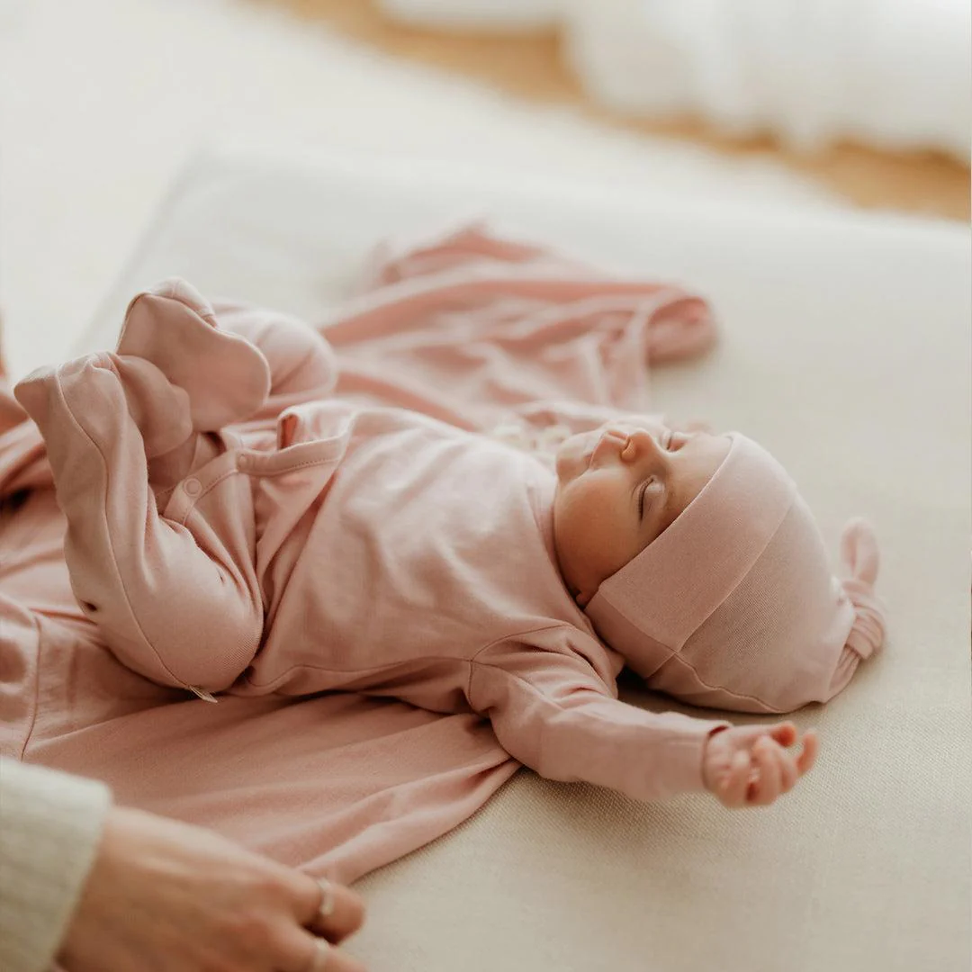 Merino Kids Cocooi Baby Wrap - Cloud Pink - Image 2