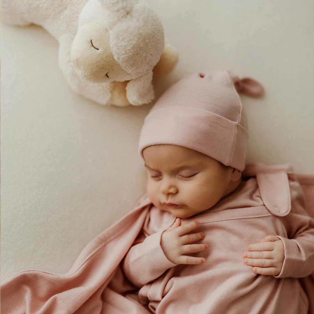 Merino Kids Cocooi Baby Wrap - Cloud Pink - Image 3