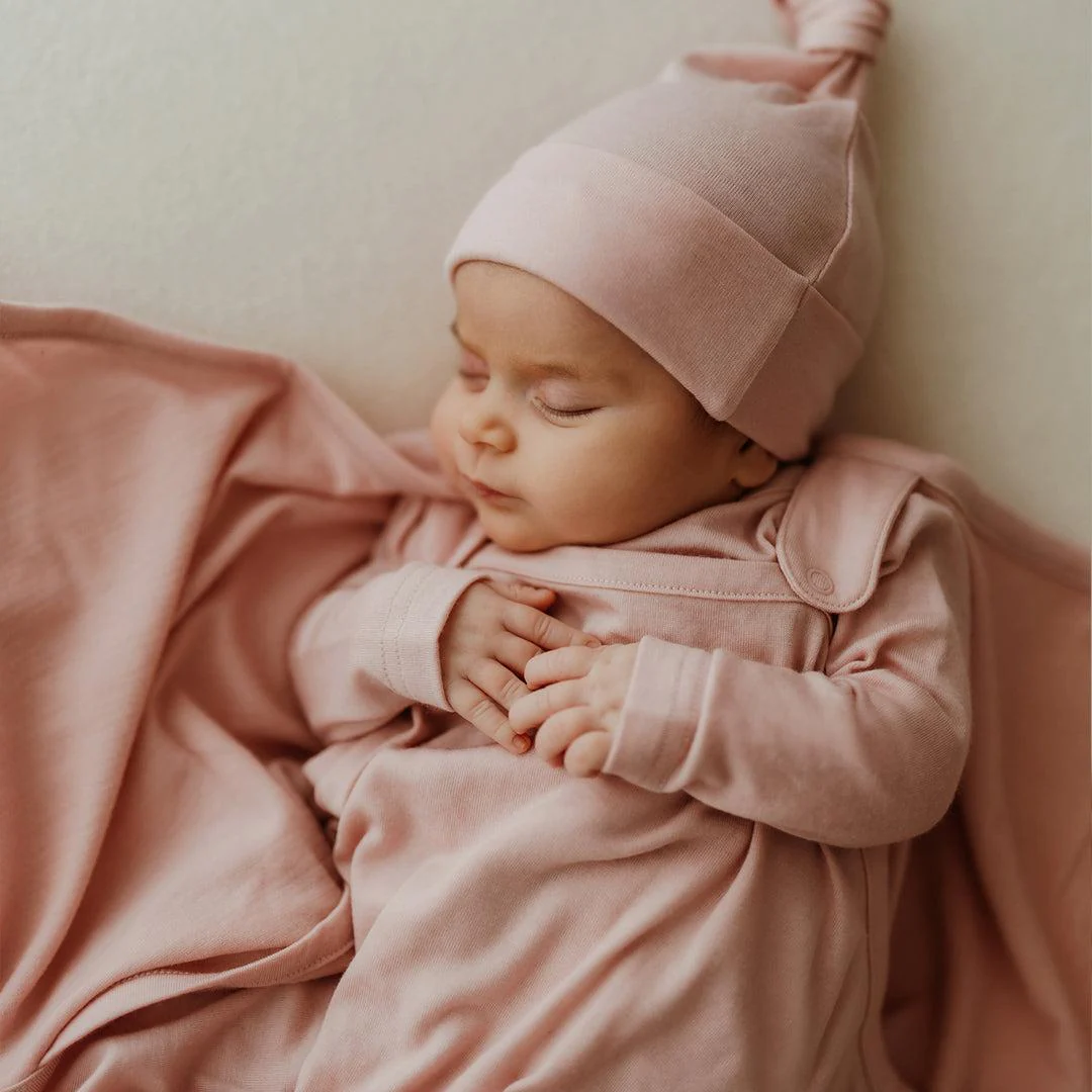 Merino Kids Cocooi Baby Wrap - Cloud Pink - Image 5