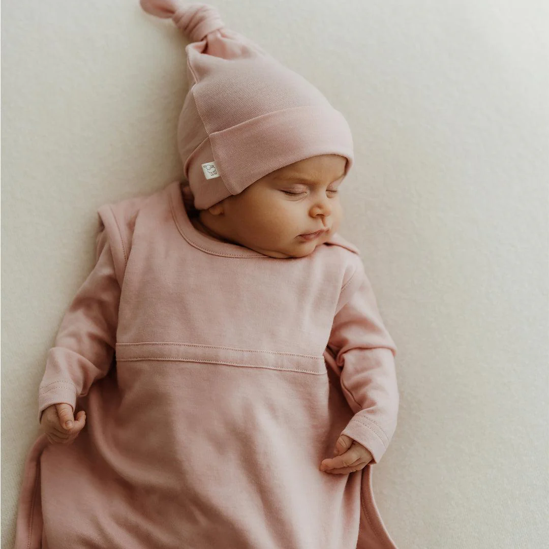 Merino Kids Cocooi Sleeping Bag - Cloud Pink - Image 2