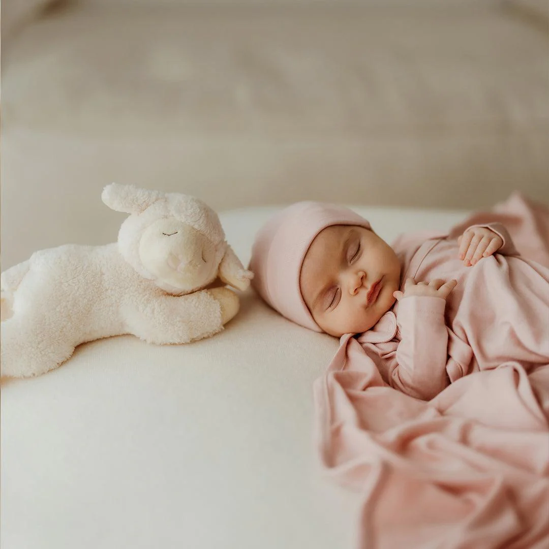 Merino Kids Cocooi Baby Wrap - Cloud Pink - Image 4