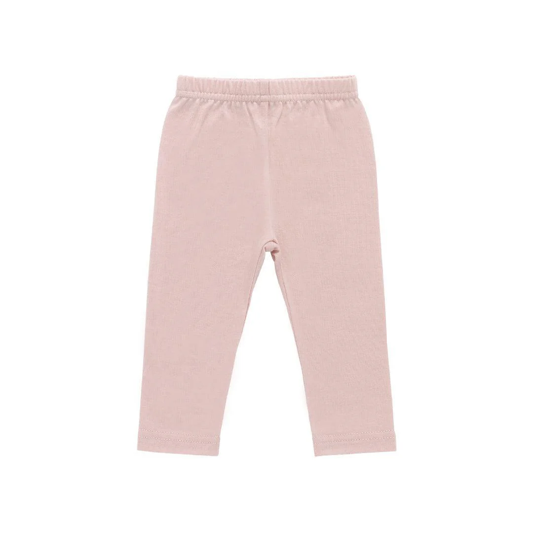 Merino Kids Merino Legging - Cloud Pink