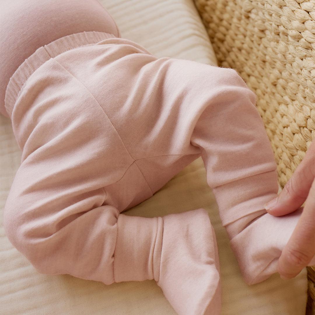 Merino Kids Merino Legging - Cloud Pink - Image 3