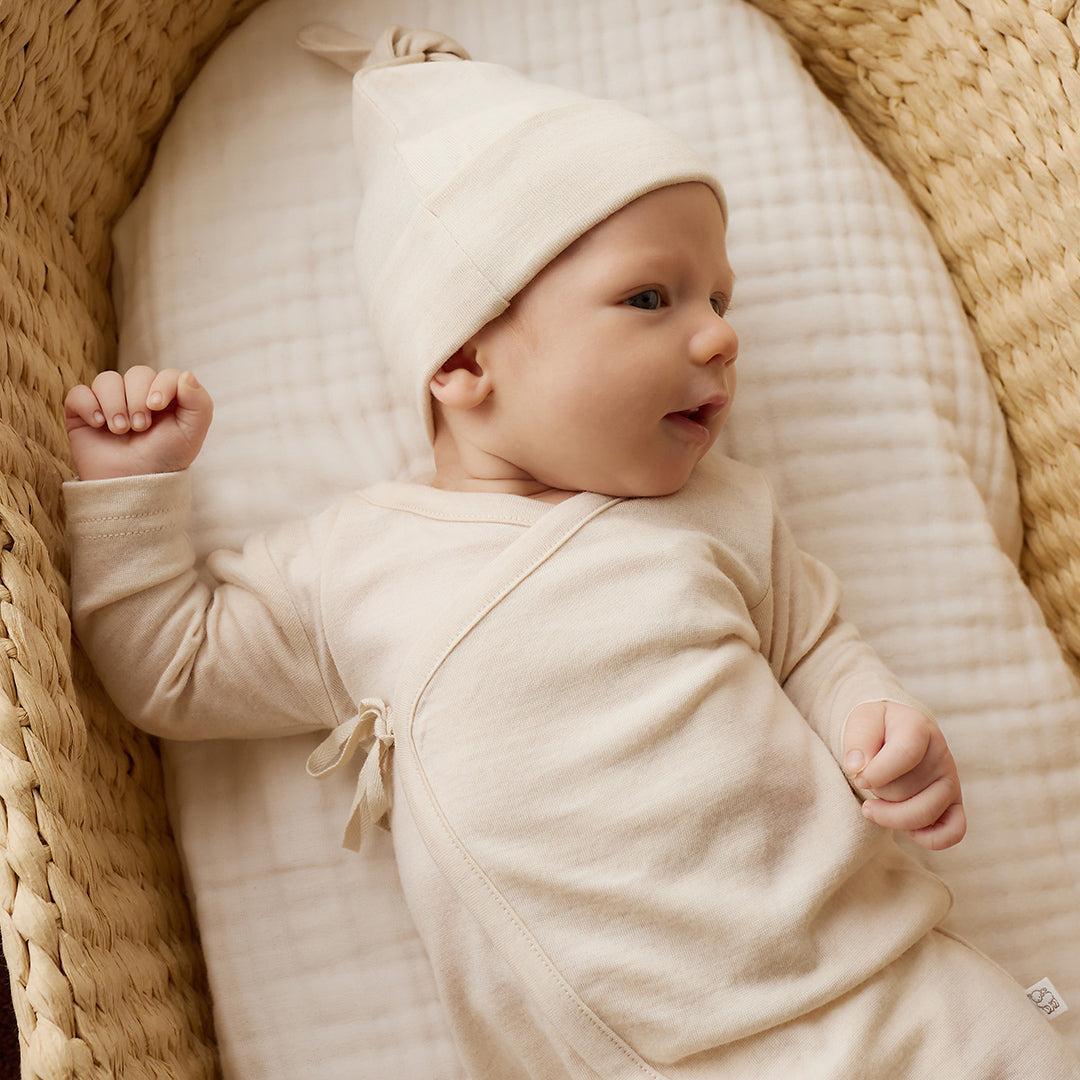 Merino Kids Merino Wrap Onepiece - Natural - Image 2