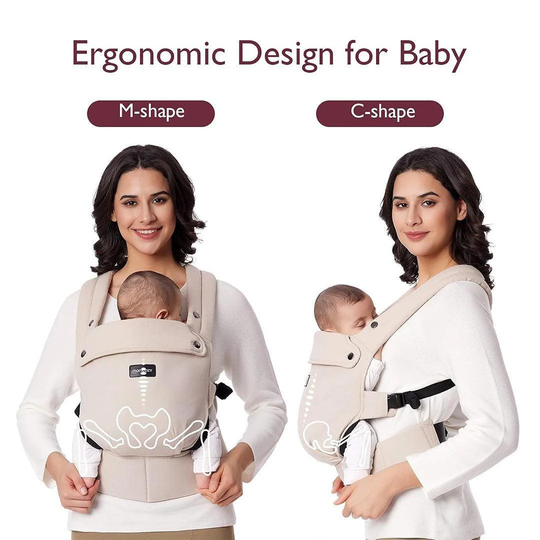 Momcozy Baby Carrier 3M+ - Cotton Khaki - Image 3