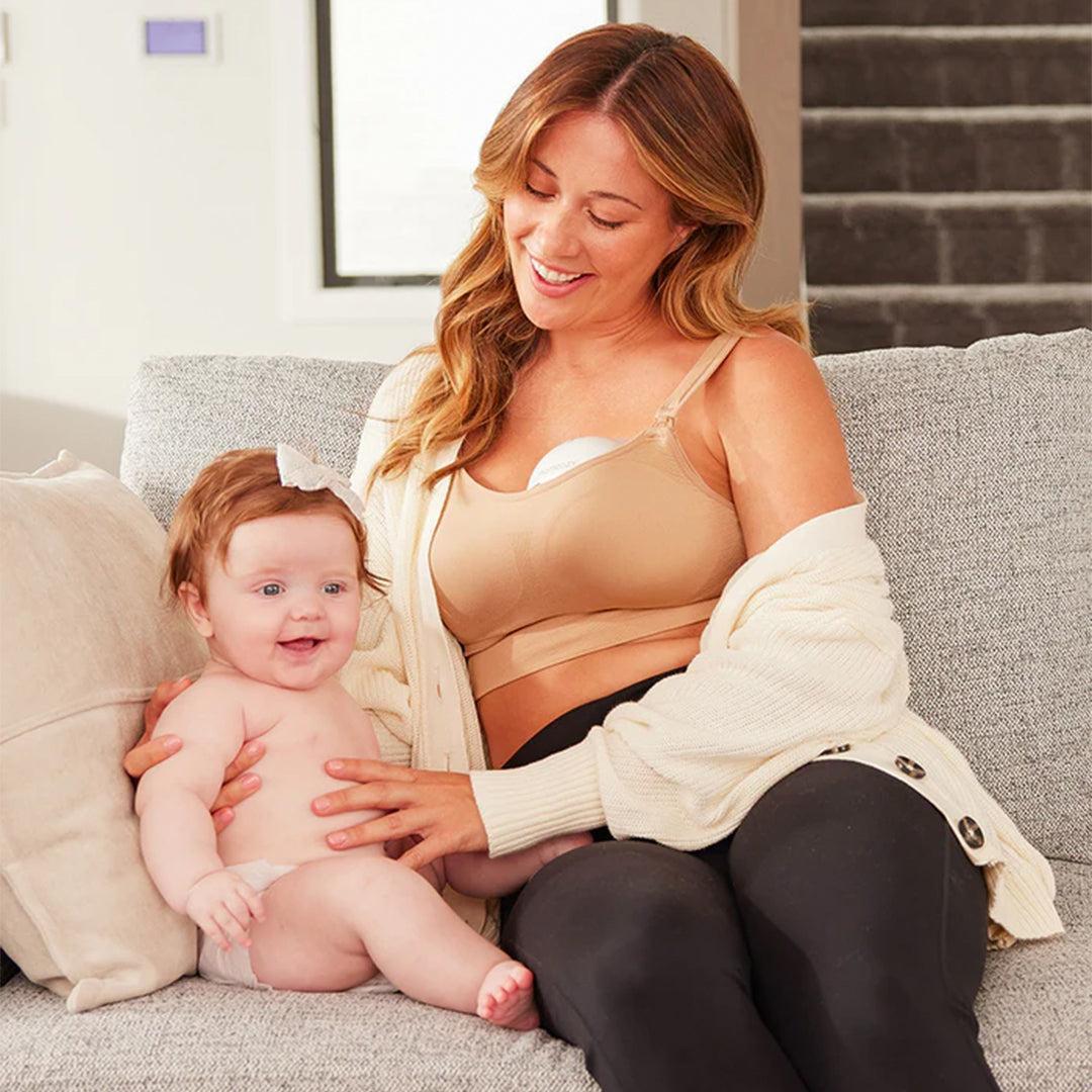 Momcozy Double M5 Wearable Electric Breast Pump - White - Image 2