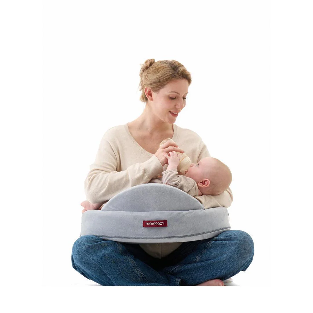 Momcozy Exclusive Memory Foam Nursing Pillow - Grey