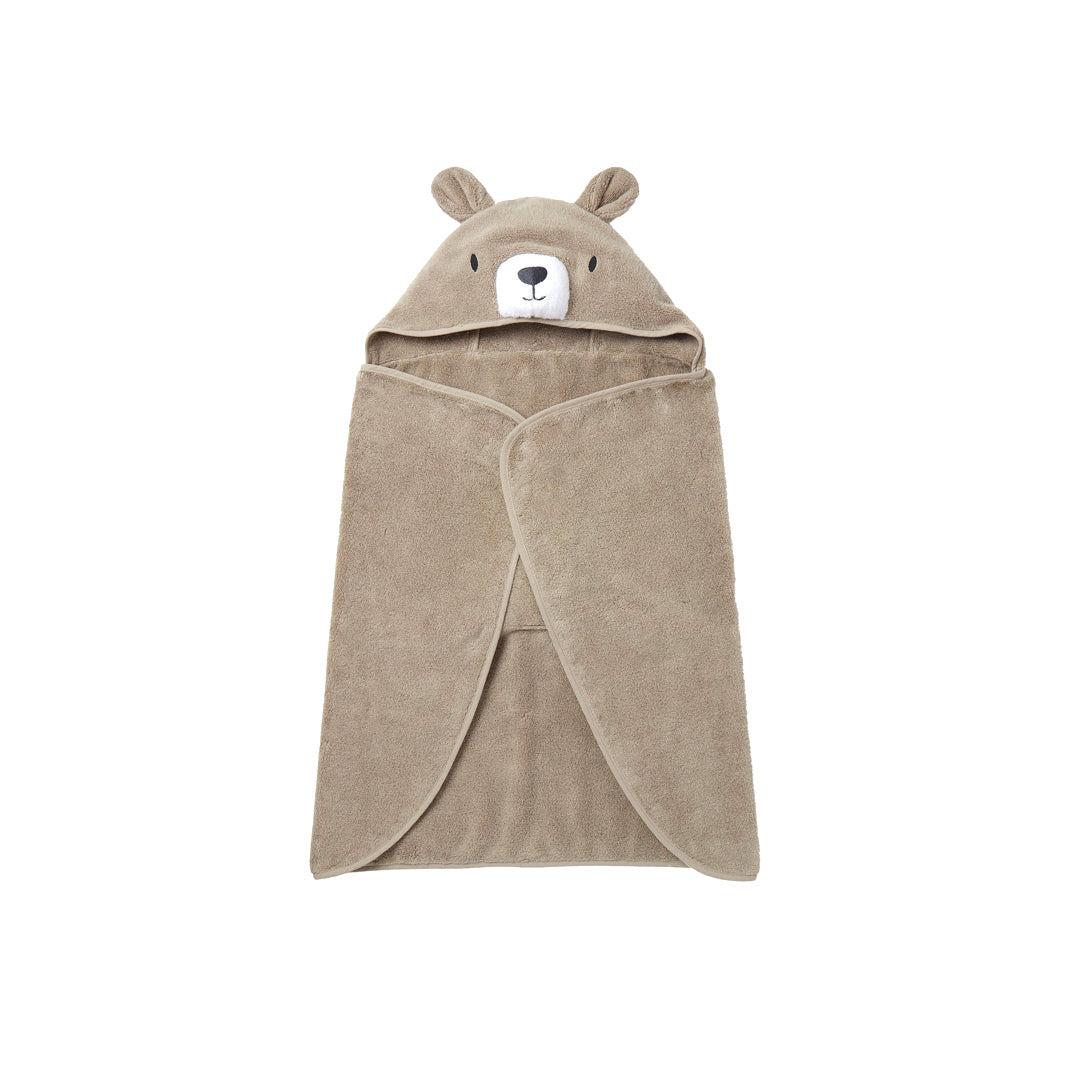 MORI Animal Hooded Toddler Towel - Bear