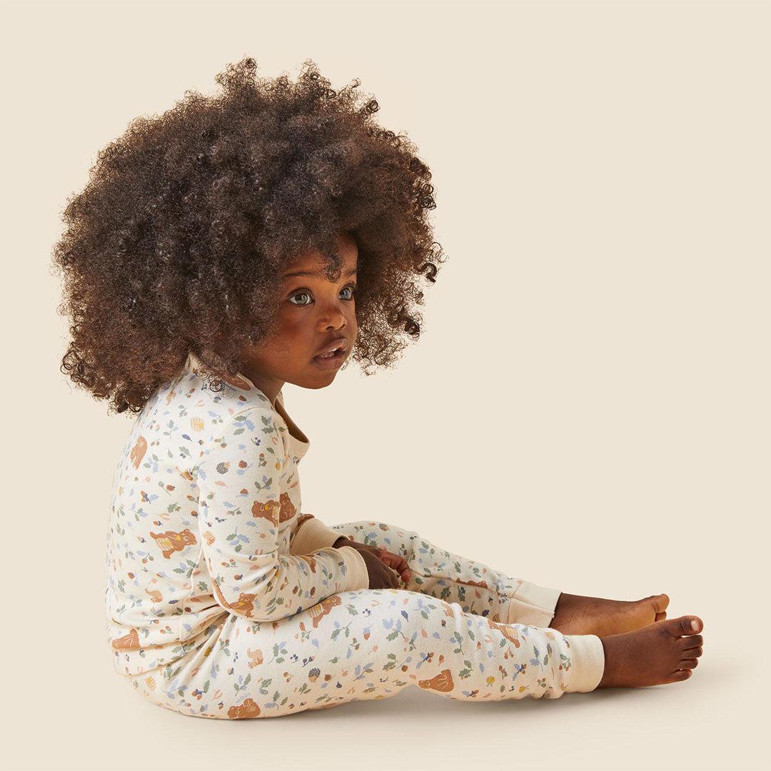 MORI Bear Print Pyjamas - Honey Bear Print - Image 4