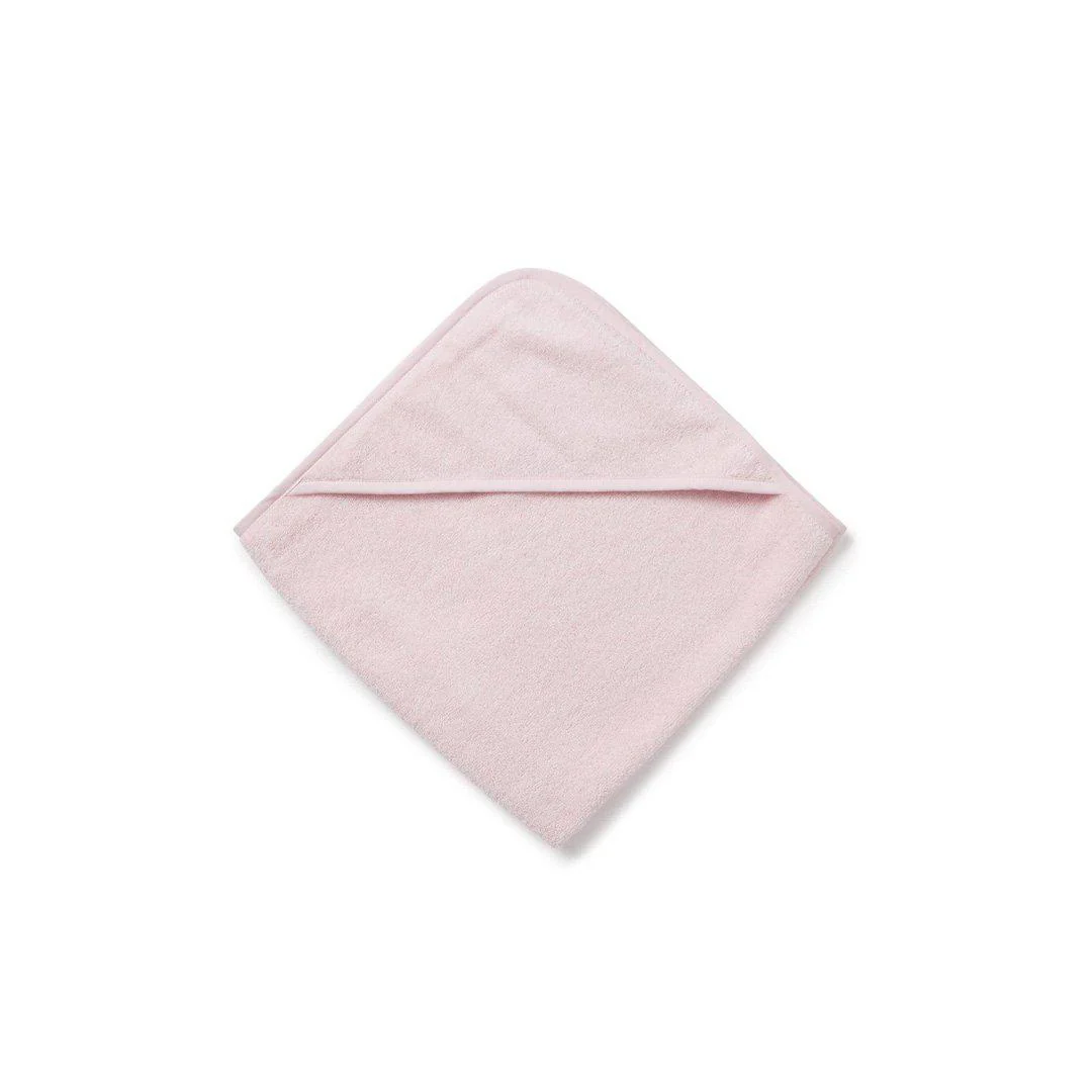 MORI Hooded Baby Bath Towel - Blush - Image 3