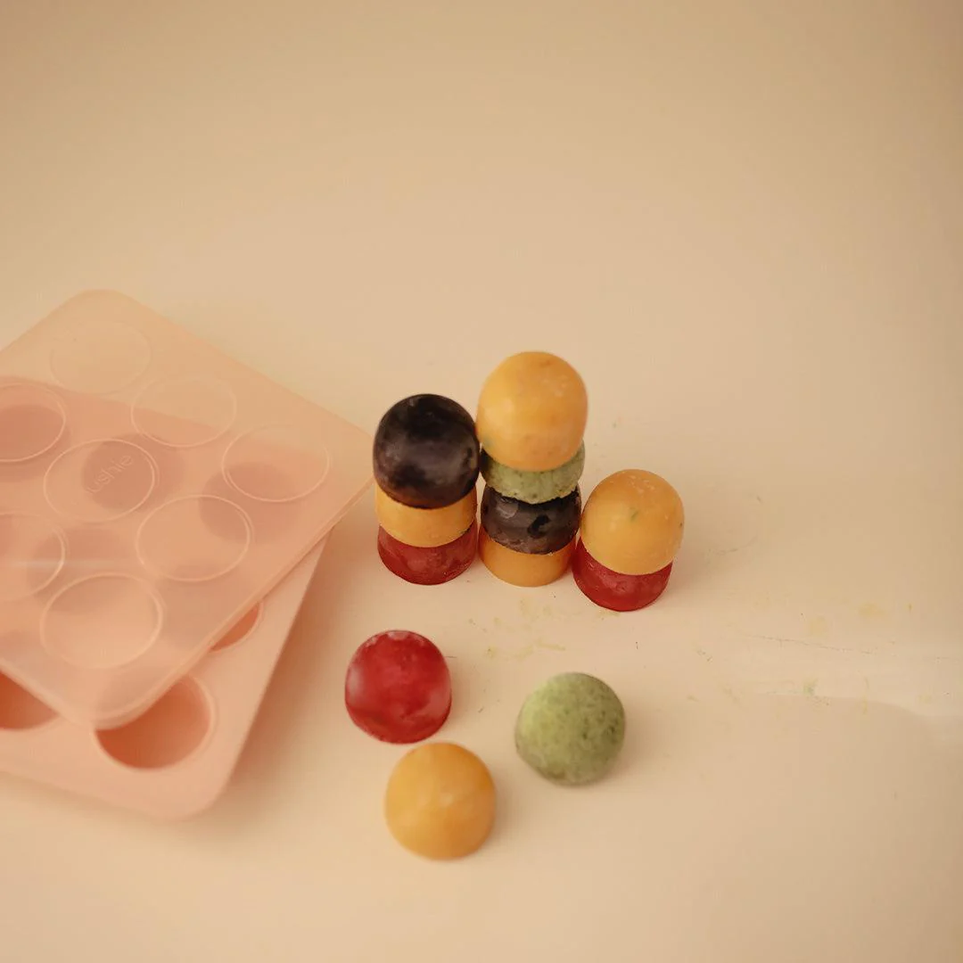 Mushie Baby Food Freezer Tray  - Blush - Image 3