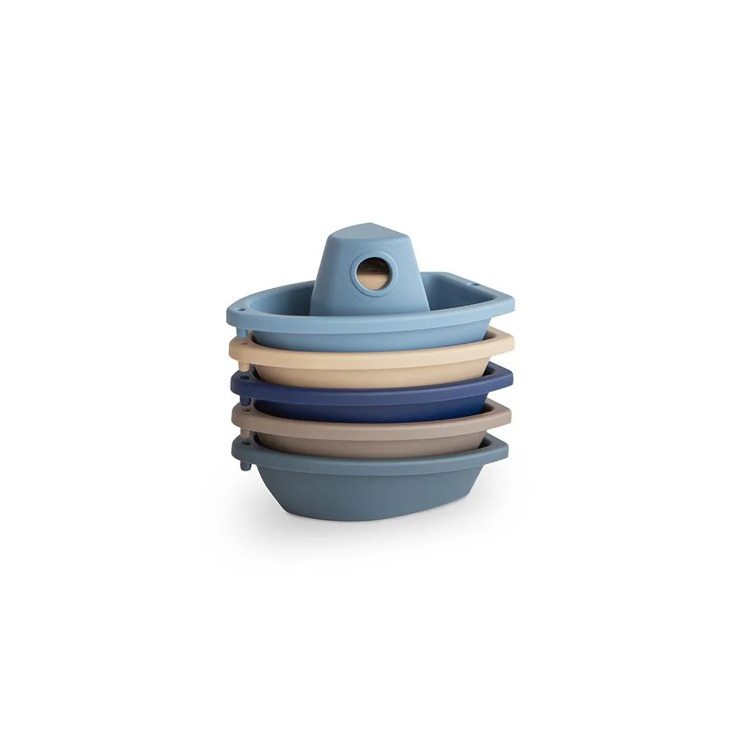 Mushie Bath Play Set - Boats Ocean