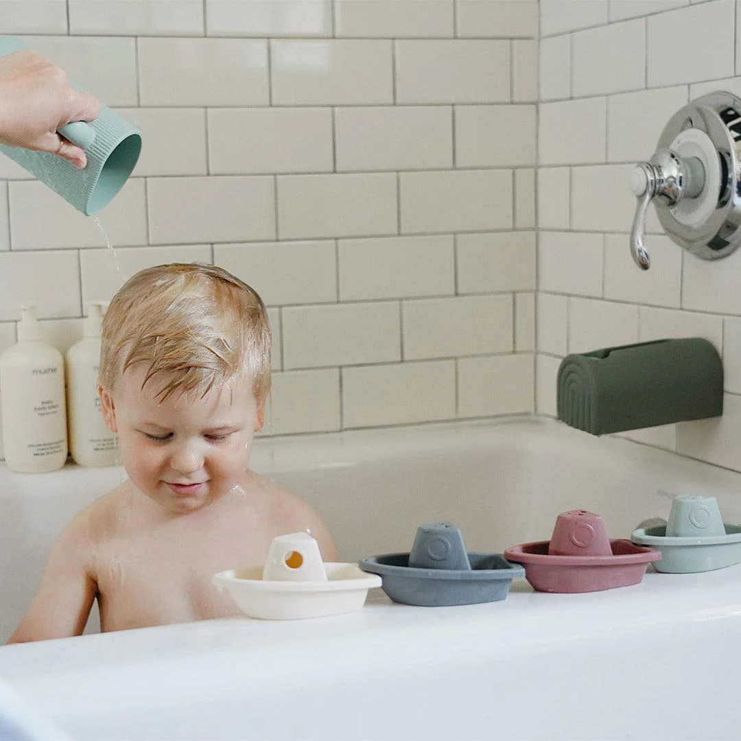 Mushie Bath Play Set - Boats Ocean - Image 4