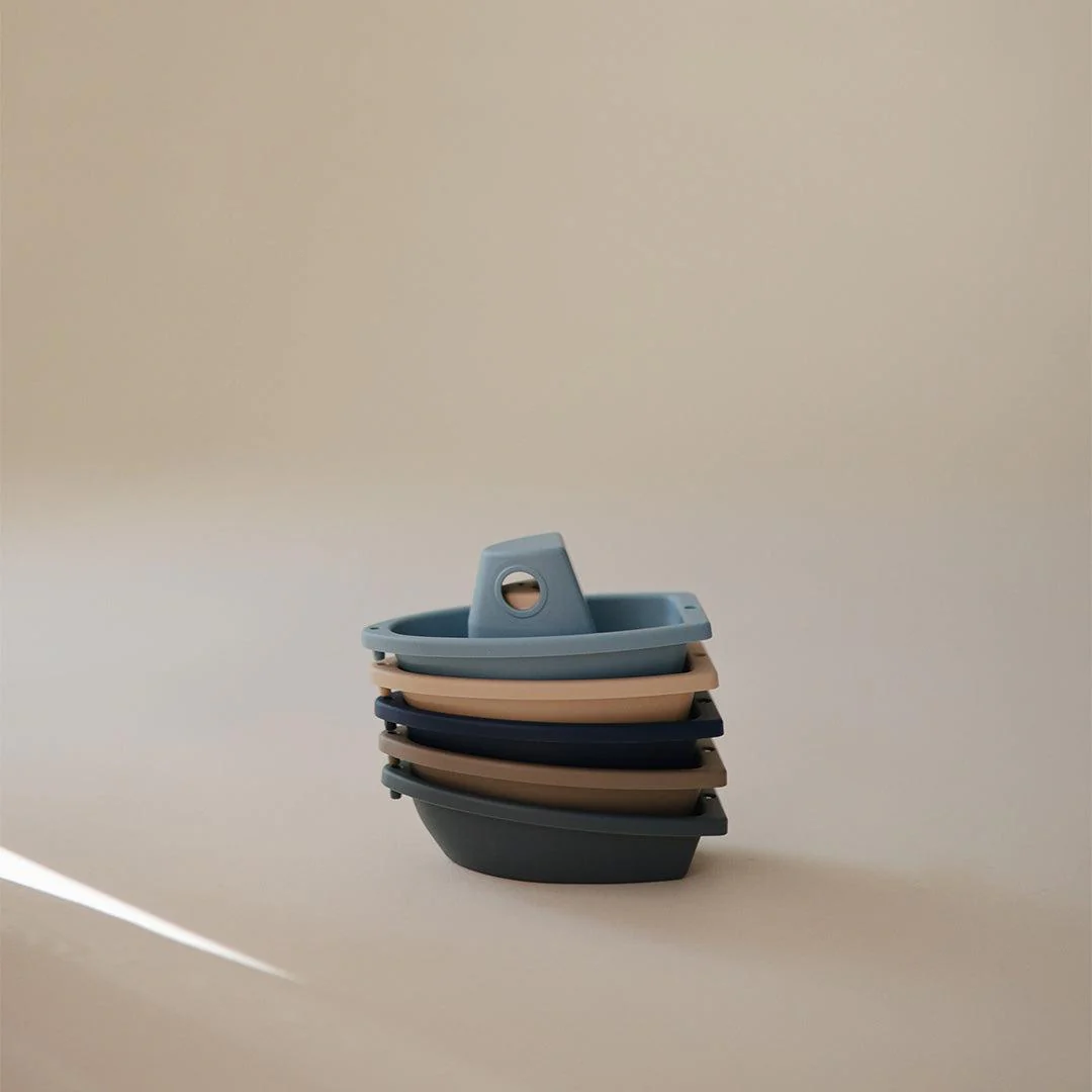 Mushie Bath Play Set - Boats Ocean - Image 5