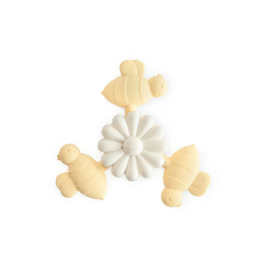 Mushie Bee Suction Spinner Toy - Buttercup
