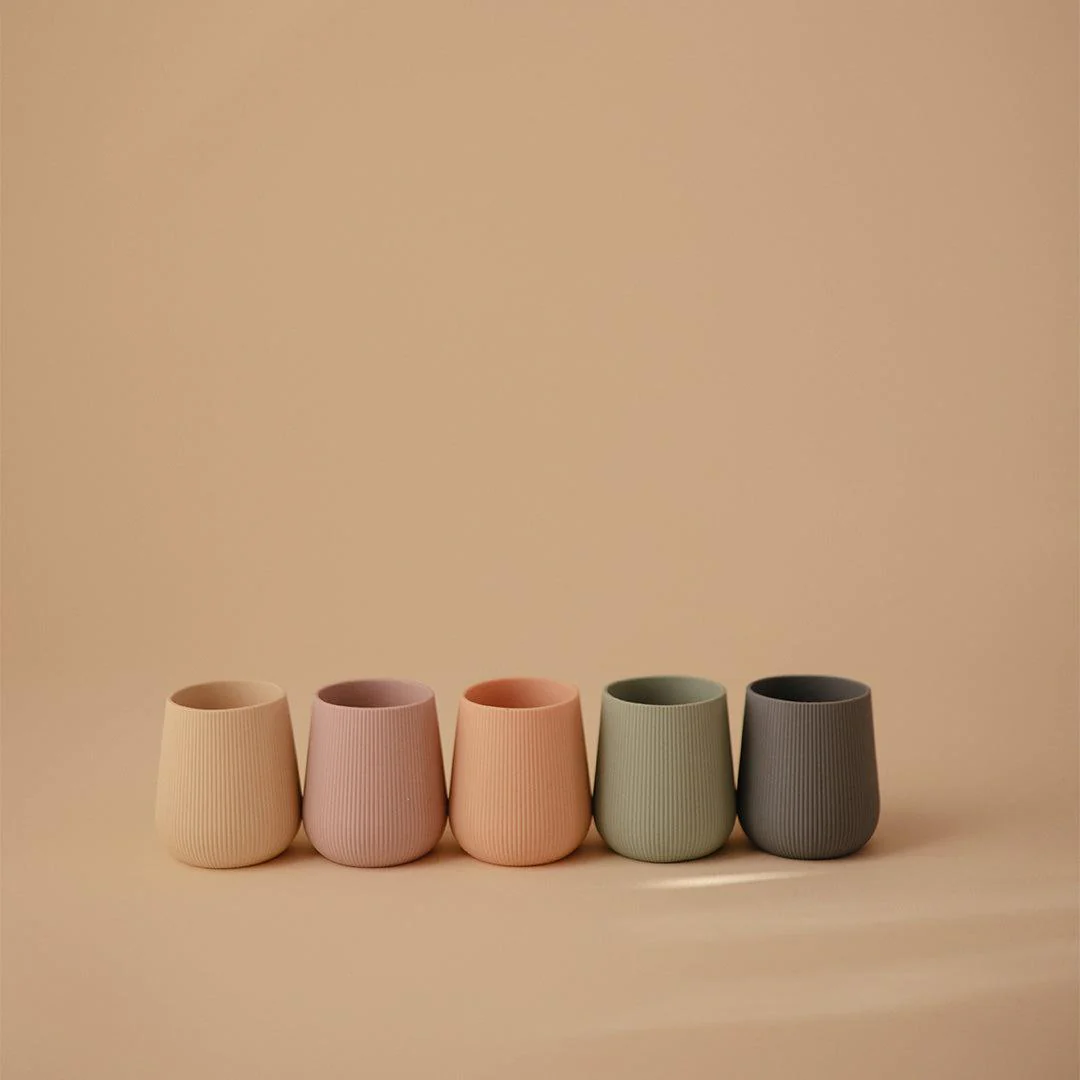 Mushie Silicone Starter Cup - Blush - Image 3