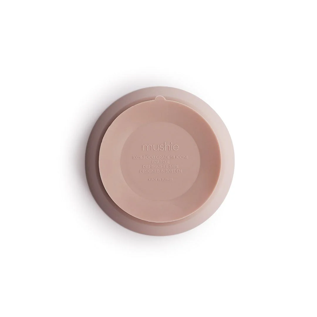 Mushie Silicone Suction Bowl - Blush - Image 4