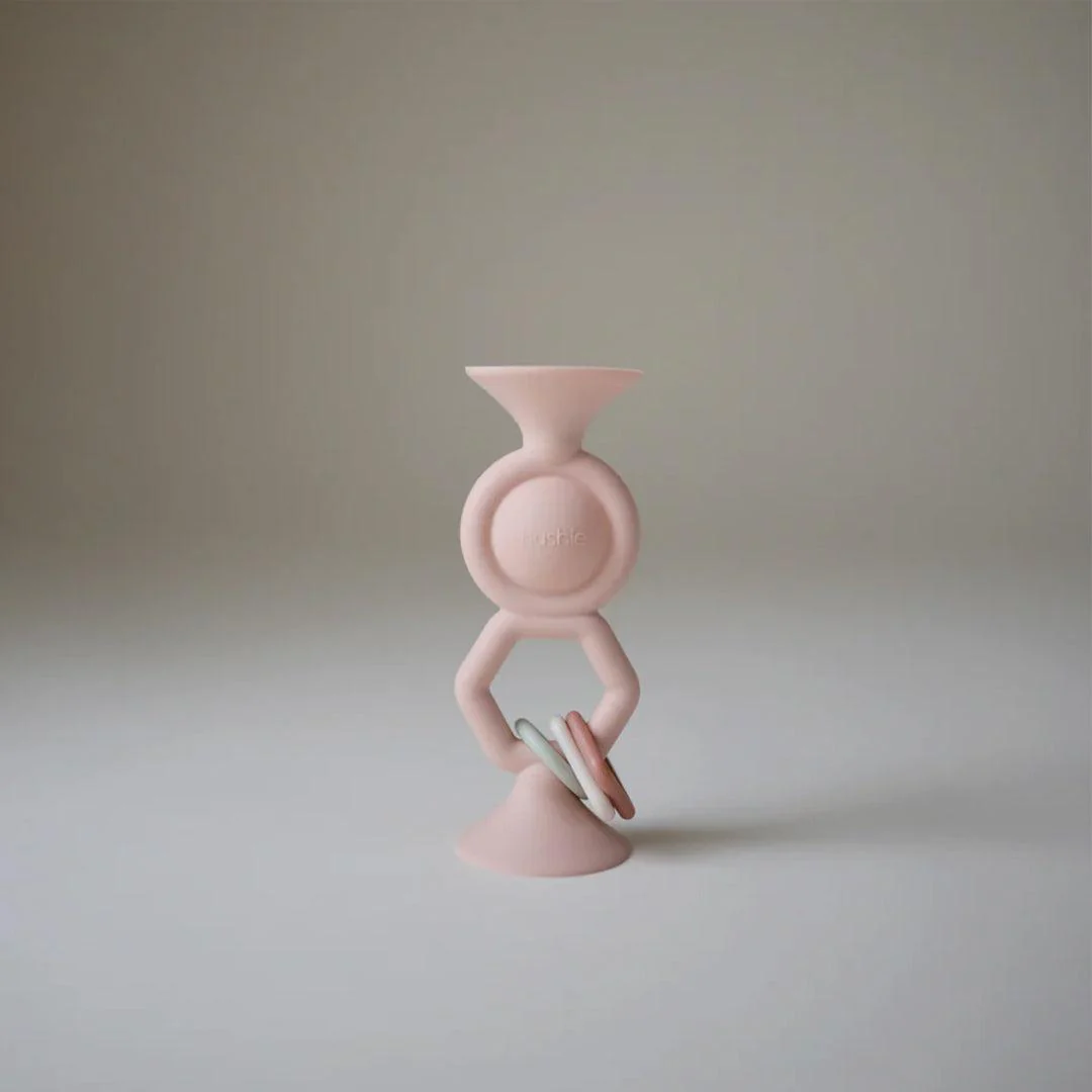 Mushie Suction Toy - Hexapop - Blush - Image 2