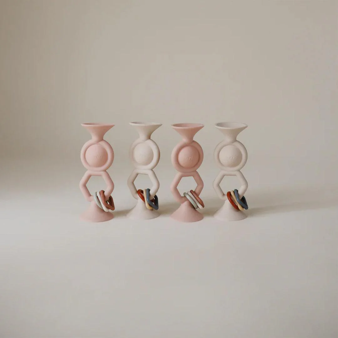 Mushie Suction Toy - Hexapop - Shifting Sand - Image 3