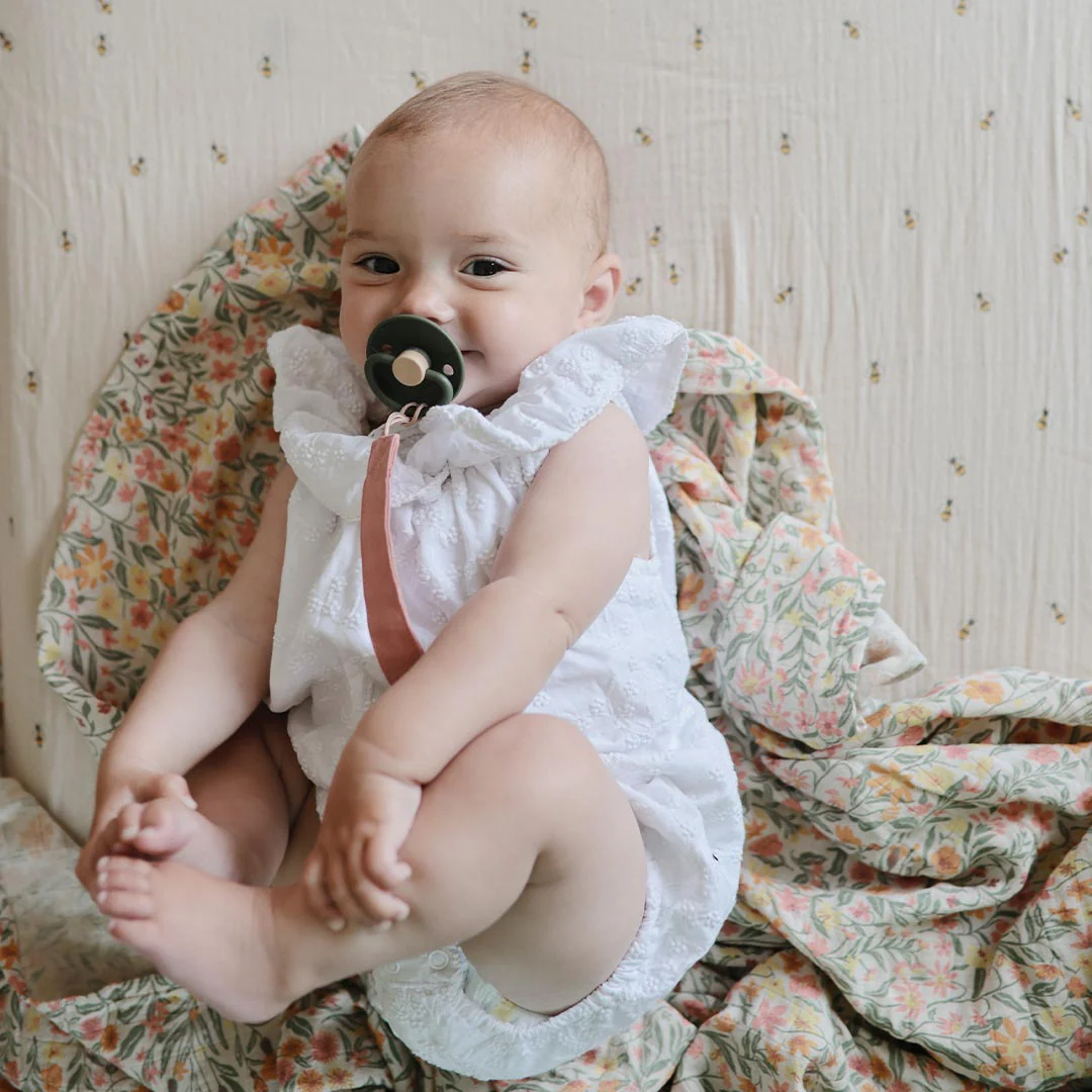 Mushie Swaddle - Pastel Blooms - Image 2