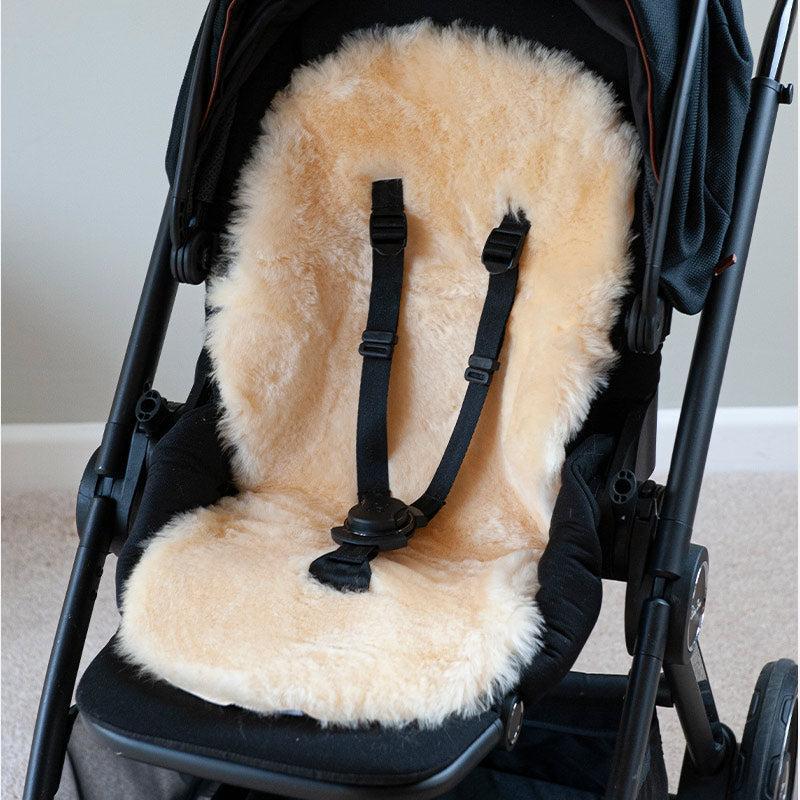 Naturally Sheepskins Snuggly Sheepskin Pram Liner - Natural - Image 3