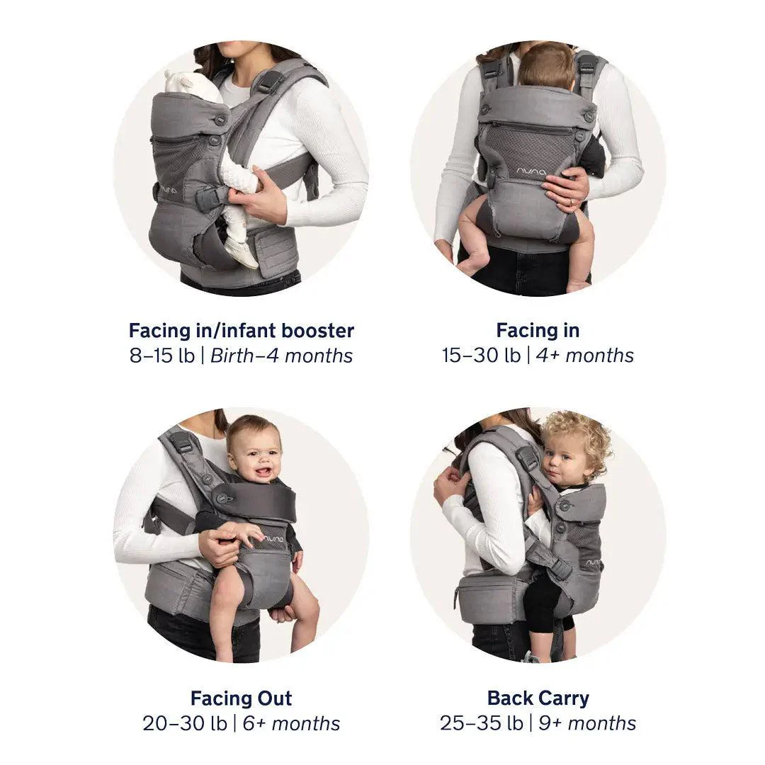 Nuna CUDL Softened Baby Carrier - Thunder - Image 9
