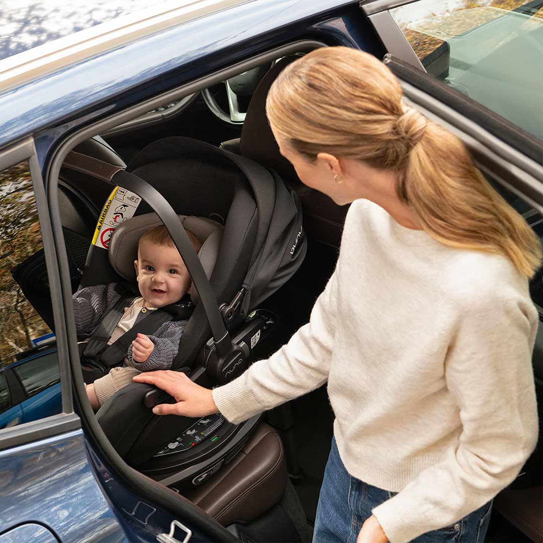Nuna TRIV LX + ARRA FLEX & BASE CURV  Travel System  - Caviar - Image 2